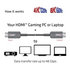 CLUB 3D Club3D Kabel Ultra Rychlý HDMI™ Certifikovaný AOC Kabel 8K60Hz, 4K120Hz, 10m