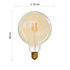EMOS LED žiarovka Vintage G125 / E27 / 4 W (40 W) / 470 lm / teplá biela