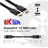 CLUB 3D Club3D Certifikovaný Kabel DisplayPort 1.4 HBR3 8K60Hz (M/M), 1m