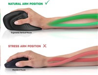 Bluetooth optická myš CONNECT IT FOR HEALTH Ergonomická vertikálna