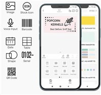Štítkovač Niimbot Tiskárna štítků D110 Smart, bílá + role štítků
