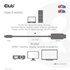 CLUB 3D Club3D kabel miniDP 1.4 na HDMI, 4K120Hz nebo 8K60Hz HDR10+, M/M, 1.8m