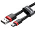 Baseus Cafule USB-micro USB kábel 1,5A 2m čierny (CAMKLF-C91)