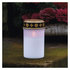 EMOS LED náhrobná sviečka, 12,5 cm, 2x C, vonkajšia aj vnútorná, vintage, časovač