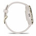 Garmin Venu® 3S, Nerezová luneta Soft Gold, pouzdro Ivory, silikonový řemínek