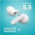 Bluetooth slúchadlá LAMAX Clips1 Play - špuntová  - biele