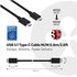 CLUB 3D Club3D Kabel USB 3.1 typ C Gen2 4K60Hz UHD Power Delivery 100W, (M/M), 80cm