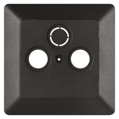 EMOS Kryt TV+R+SAT, antracit