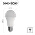 EMOS LED žiarovka GoSmart A60 / E27 / 9 W (60 W) / 806 lm / RGB / stmievateľná / Zigbee