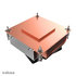 AKASA chladič CPU 2U cooler for Intel Core i7 & Xeon, LGA1700 compatible