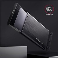 AXAGON EE25-A6M, USB 3.2 Gen 1 - SATA 6G 2.5" kovový box RAW, bez skrutiek