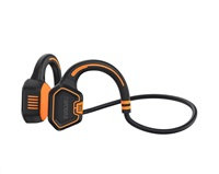 Bluetooth slúchadlá EVOLVEO bezdrátová  BoneSwim MP3 16GB, na lícní kosti, oranžová