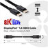 CLUB 3D Club3D DisplayPort kábel 1.4 HBR3 8K60Hz (M/M), 2m