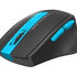 Bluetooth optická myš A4tech FG30B, bezdrôtová myš FSTYLER, modrá