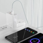Baseus Wisdom USB-A/C kábel 1,5m 5A 2ks