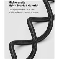 Baseus Cafule Series USB-C na Lightning PD 20W nabíjací/dátový kábel 0.25 m, čierna