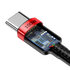 Baseus Cafule USB-C/C kábel PD 2.100W 2m čierno-červený(CATKLF-AL91)