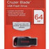 SanDisk Cruzer Blade/64GB/USB 2.0/USB-A/Čierna