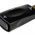 GEMBIRD HDMI - redukcia VGA+Audio (M/F, čierna)