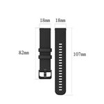 RhinoTech univerzální silikonový řemínek Quick Release 18mm, černá