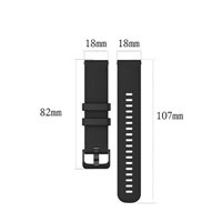 RhinoTech univerzální silikonový řemínek Quick Release 18mm, černá