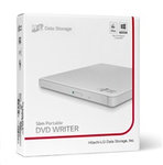 HITACHI LG - externá mechanika DVD-W/CD-RW/DVD±R/±RW/RAM GP57EW40, Slim, biela, krabica+SW