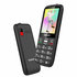 EVOLVEO EasyPhone XO, mobilní telefon pro seniory s nabíjecím stojánkem, černá