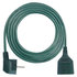 EMOS Predlžovací kábel 5 m / 1 zásuvka / zelený / PVC / 1,5 mm2