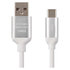EMOS Nabíjací a dátový kábel USB-A 2.0 / USB-C 2.0, 1 m, biely
