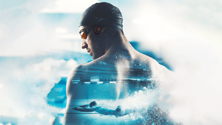 EVOLVEO BoneSwim MP3 16GB, bezdrôtové slúchadlá