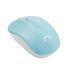 Bluetooth optická myš Natec optická myš TOUCAN/1600 DPI/Cestovná/Optická/1 600 DPI/Bezdrôtová USB/Biela-modrá