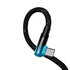 Baseus MVP2 USB-C/C kábel, 100W, 2m čierno/modrý (CAVP000721)