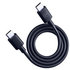 3mk datový kabel - Hyper Cable C to C 100W 1.2m, černá