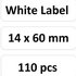 Niimbot štítky RP 14x60mm 110ks White pro D11 a D110