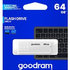 GOODRAM Flash Disk 64GB UME2, USB 2.0, bílá