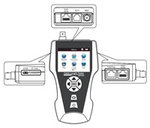 XTENDLAN LAN Cable Tester TLCD8601S s LCD, koax, Cat3/Cat5E/Cat6/Cat7, UTP/STP, USB, PoE, ping, sonda, protismyčka