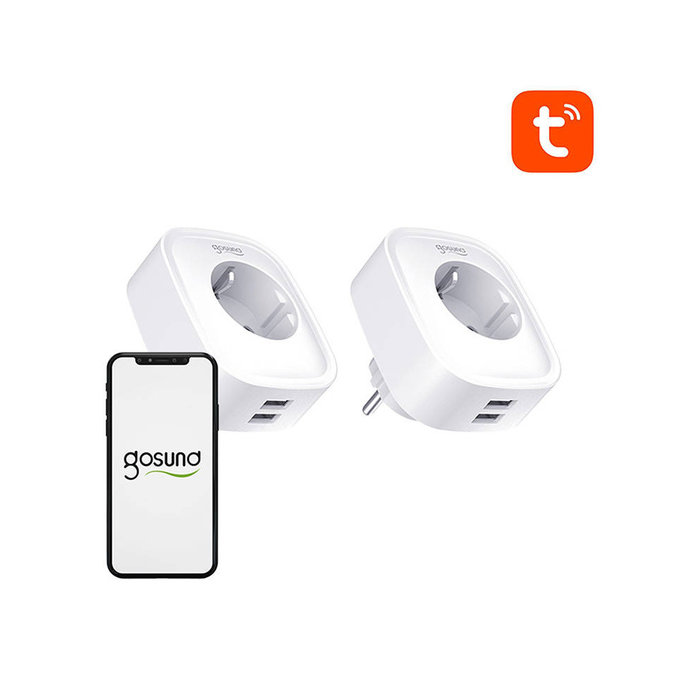 GOSUNG/NITEBIRD Smart zásuvka Gosund SP112 2xUSB Tuya 2-pack