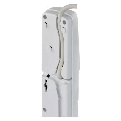 EMOS Prepäťová ochrana – 5 zásuviek 1,5m, sivá