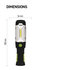 EMOS COB LED + LED nabíj. prac. svietidlo P4518, 380 lm,2500 mAh