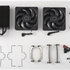 COOLERMASTER Cooler Master chladič Hyper 212 Black X Duo, 120mm, LGA1700, AM5, černá