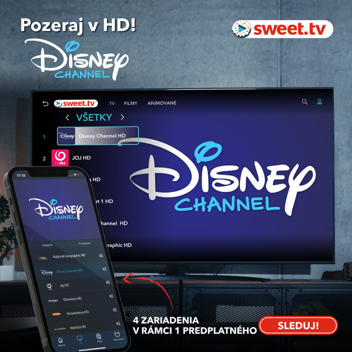 STRONG Sweet.tv predplatné 6 mesiacov balík "L" + 3 kinopremiéry