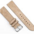 RhinoTech univerzální řemínek Genuine Suede Leather Quick Release 18mm béžový