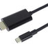 PremiumCord USB-C na HDMI kabel 2m rozlišení 4K*2K@60Hz FULL HD 1080p