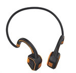Bluetooth slúchadlá EVOLVEO bezdrátová  BoneSwim MP3 16GB, na lícní kosti, oranžová