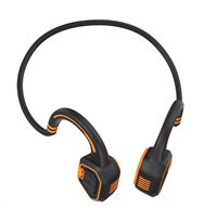 Bluetooth slúchadlá EVOLVEO bezdrátová  BoneSwim MP3 16GB, na lícní kosti, oranžová