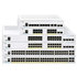 Prepínač Cisco CBS250-24P-4G, 24xGbE RJ45, 4xSFP, bez ventilátora, PoE+, 195W