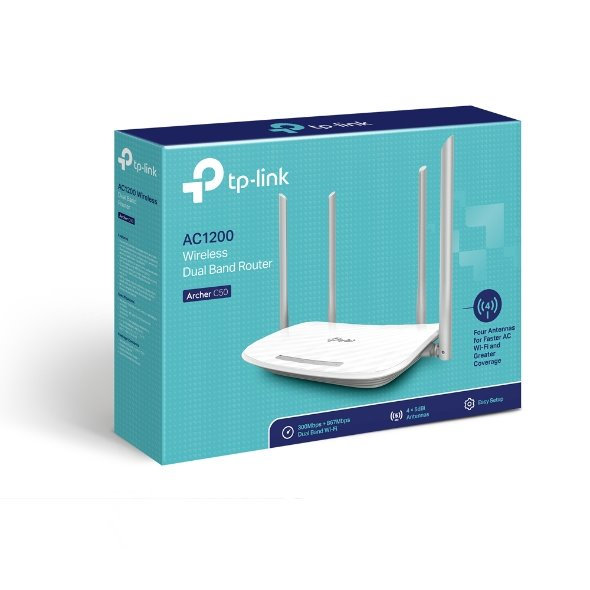 TP-Link Archer C50 V4 AC1200 WiFi DualBand Router