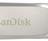 SanDisk Ultra Dual Drive Luxe/256GB/USB 3.1/USB-A + USB-C/Strieborná