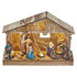 EMOS LED vianočný betlehem drevený, 19 cm, 3x AA, vnútorný, teplá biela, časovač