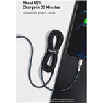 Baseus Cafule USB-C/Lightning 2m čierna PD 20W (CATLJK-B01)
